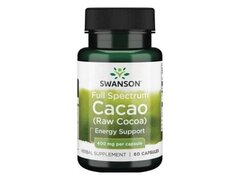 Full Spectrum Cacao (Raw Cocoa) 400mg 60 Capsule Swanson